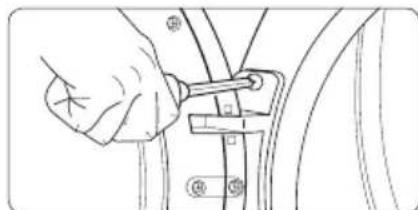 SAMSUNG DV42H5600GP - Door reversal - 9