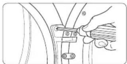 SAMSUNG DV42H5600GP - Inversion du hublot - 1