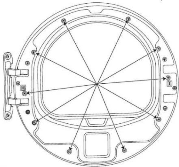 GE GFD49ERPKRR - DEMONTAGE DE LA PORTE - 1