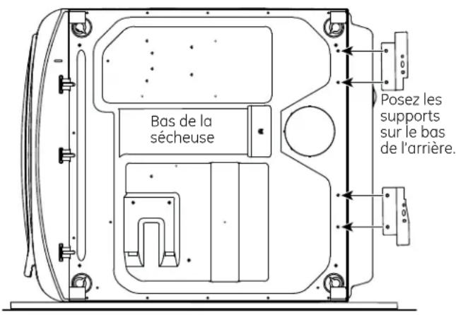GE GFD49ERPKRR - COMMENT INSTALLER LE SUPPORT SUR LA SECHEUSE - 1