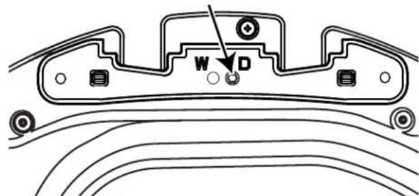 GE GFD49ERPKRR - RE-LOCATE HINGE PIN SCREW - 1