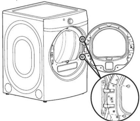 GE GFD49ERPKRR - REMOVE THE DOOR ASSEMBLY - 1