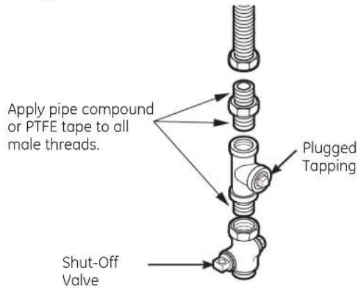 GE GFD49ERPKDG - CONNECTING THE DRYER TO THE GAS SUPPLY (cont.) - 1