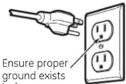 GE GFD49ERPKDG - - Electrical Shock Hazard - 1