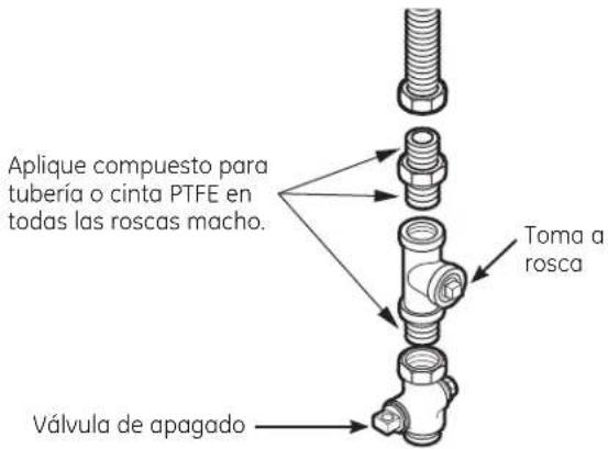 GE GFD49ERPKDG - CÓMO CONECTAR LA SECADORA AL SUMINISTRO DE GAS - 4