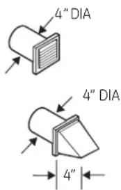 GE GFD49ERPKDG - The correct exhaust installation is YOUR RESPONSIBILITY. - 1