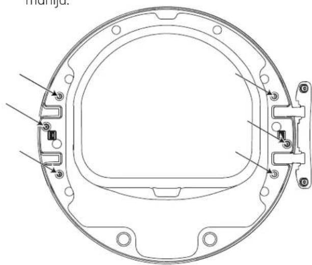 GE GFD49ERPKDG - ⑤ VUELVA A UBICAR EL ENSAMBLE DE LA BISAGRA Y EL ESPACIADOR DE LA MANIJA (cont.) - 2