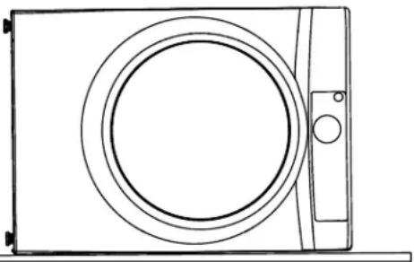 GE GFD49ERPKDG - REMOVE THE DRYER LEVELING LEGS - 1
