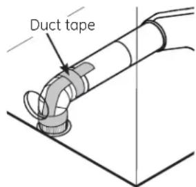 GE GFD49ERPKDG - ADDING A NEW DUCT - 4
