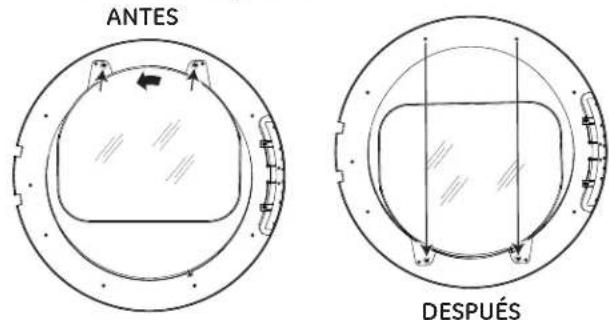 GE GFD49ERPKDG - VUELVA A UBICAR LA MÁSCARA DE LA PUERTA - 1
