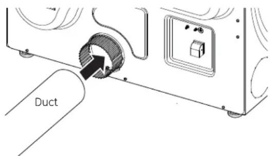 GE GFD49ERPKDG - STANDARD REAR EXHAUST - 1