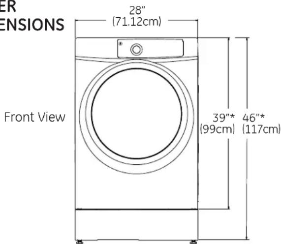 GE GFD49ERPKDG - UNPACKING YOUR DRYER - 2