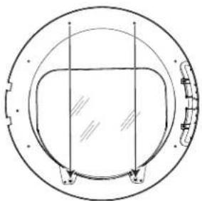 GE GFD49ERPKDG - RE-LOCATE THE DOOR MASK - 2