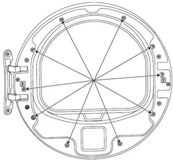 GE GFD49ERPKDG - ③ RETIRE EL ENSAMBLE DE LA PUERTA - 1