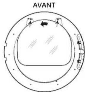 GE GFD48ESPKDG - REPOSITIONNEMENT DU MASQUE DE PORTE - 1