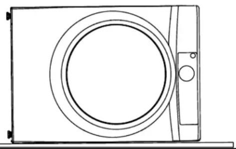 GE GFD48ESPKDG - REMOVE THE DRYER LEVELING LEGS - 1