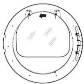 GE GFD48ESPKDG - RE-LOCATE THE DOOR MASK - 1