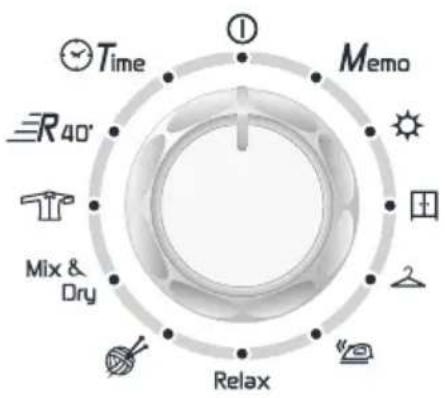 HOOVER DYC 9913 AX - AUSWÄHLEN DES PROGRAMMS - 1