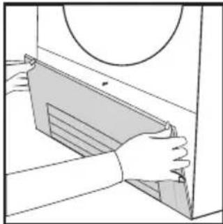 HOOVER DYC 9913 AX - Slik rengjør du kondensatorfilteret - 1