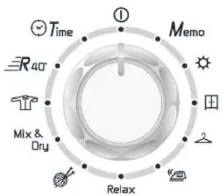 HOOVER DYC 9913 AX - WYBÓR PROGRAMU - 1