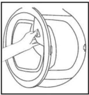 HOOVER DYC 9913 AX - Öppna Luckan - 1