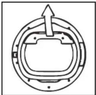 HOOVER DYC 9913 AX - Sådan Aftages Beholderen - 1