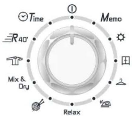HOOVER DYC 9913 AX - SELECTING THE PROGRAMME - 1