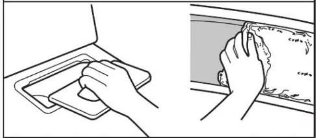 KENMORE 110.67132 - Limpie el filtro de pelusa - 1