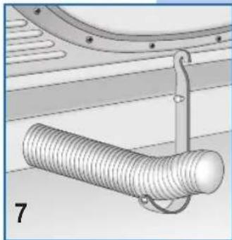 Ardo VDR06 - CONNECTING THE AIR EXHAUST TUBE - 2