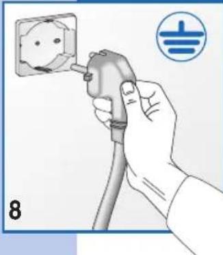 Ardo VDR07L - ANSCHLUSS AN DAS STROMNETZ - 1