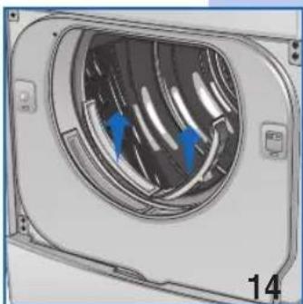 Ardo CDR05L - MODIFICAREA SENSULUI DE DESCHIDERE A UŞII - 8