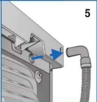 Ardo CDR05L - REGLAGE POUR L'EVACUATION DE L'EAU DE CONDENSATION VERS L'EXTERIEUR - 1