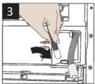 BEKO DS 7332 PX0 - Raccord du tuyau de vidange de I'eau - 3