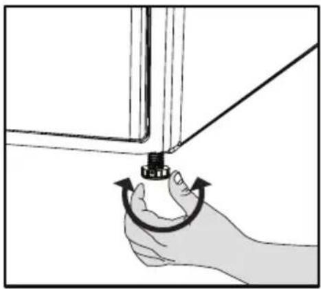 BEKO DS 7332 PX0 - Réglage des pieds - 1