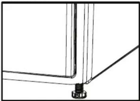 BEKO DCU 720030 - Réglage des pieds - 1
