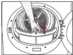 BEKO DCU 720030 - Cartouche filtrante / Surface interieure de la porte - 1