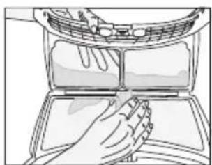 BEKO DCU 720030 - Cartouche filtrante / Surface interieure de la porte - 4