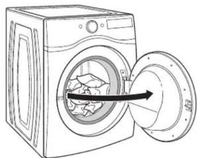 AMANA YNED5800DW - Remove garments promptly after cycle is finished - 1