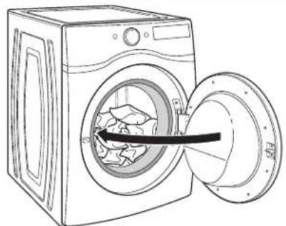 AMANA YNED5800DW - Load the dryer - 1