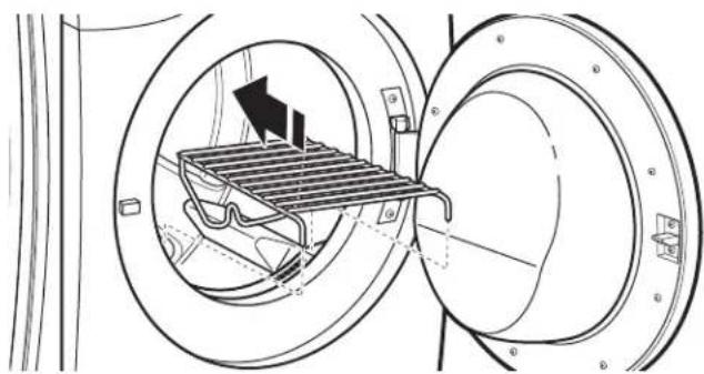 AMANA YNED5800DW - Utilisation de la grille de sechage : - 1