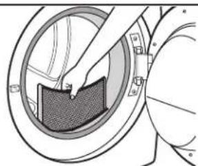 AMANA YNED5700BW - Clean the lint screen - 1