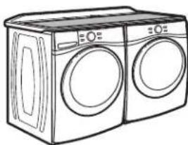 AMANA YNED5700BW - Ensemble de superposition - 1