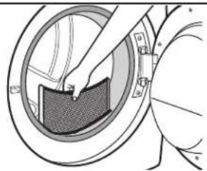 AMANA YNED5700BW - Nettoyer le filtre à charpie - 1