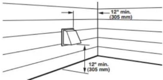 AMANA NGD4655EW - Install exhaust hood - 1