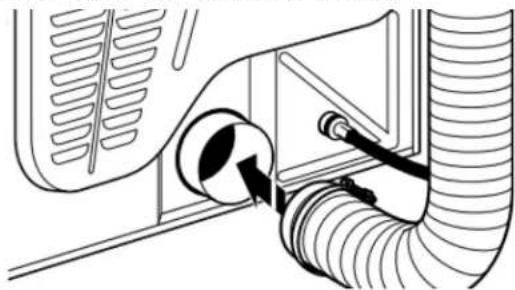 AMANA NGD4655EW - Attach long hose to "Y" connector and tighten couplings - 5