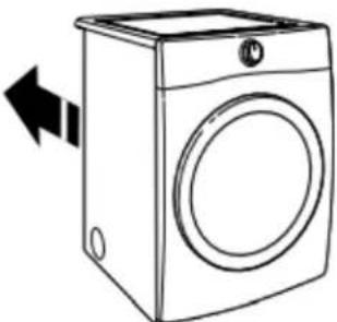 AMANA NGD4655EW - Déplacer la sécheuse à son emplacement final. - 1