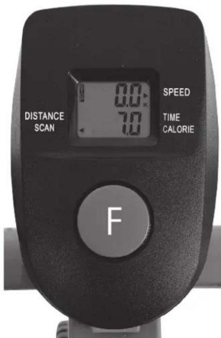 Christopeit CT 1 - "CALORIES" display: - 1