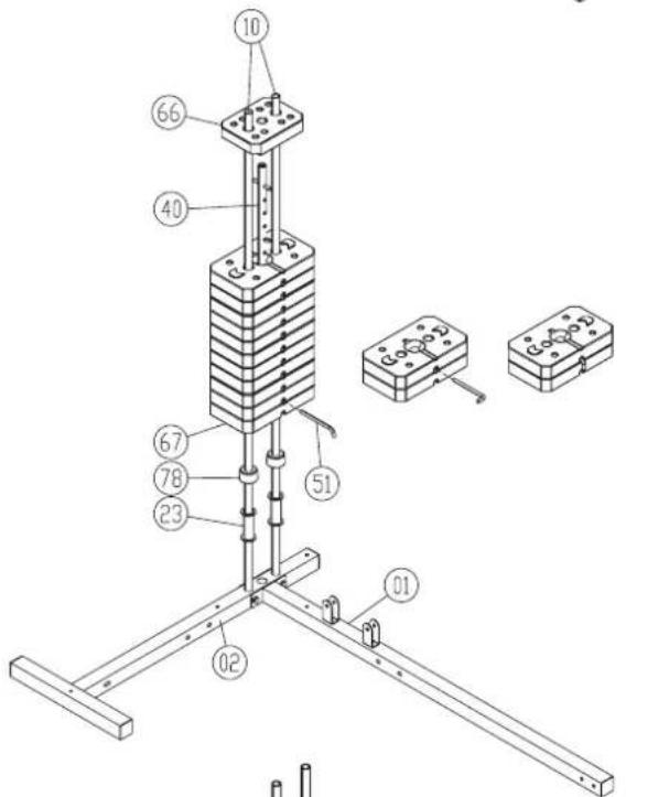 Christopeit Profi Center XL - Stap 3: - 1