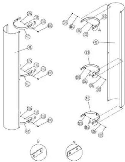 Christopeit Profi Center XL - Important-Safety-Information for using carbine hooks. - 4