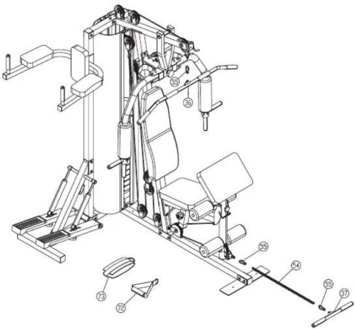 Christopeit Profi Center de Luxe - Important-Safety-Information for using carbine hooks. - 6